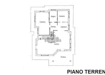 planimetria piano terreno - Villa Fraz. Pranzalito - Via Canton Rovano, 1, San Martino Canavese - foto 30