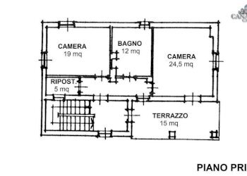 planimetria piano primo - Independent house via cil carpen, 2, Issiglio - photo 50