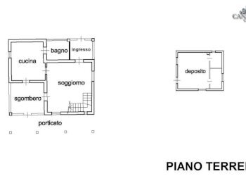 planimetria piano terreno - Casa indipendente strada della gatta, 15, Val di Chy - foto 25