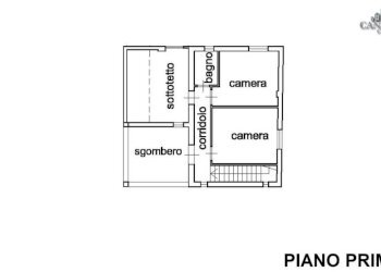 planimetria piano primo - Casa indipendente strada della gatta, 15, Val di Chy - foto 26