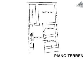 planimetria piano terreno - Casa indipendente via Zucca, 20, Quagliuzzo - foto 18