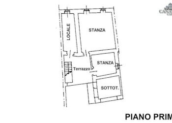 planimetria piano primo - Casa indipendente via Zucca, 20, Quagliuzzo - foto 19