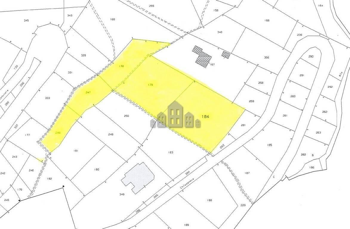 Terreno edificabile via Cuorgnè, snc, Chiesanuova - planimetria 1