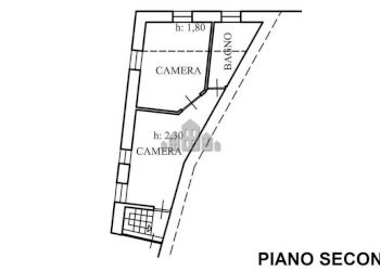 Planimetria secondo piano - Casa indipendente via Roma, snc, Frassinetto - foto 24