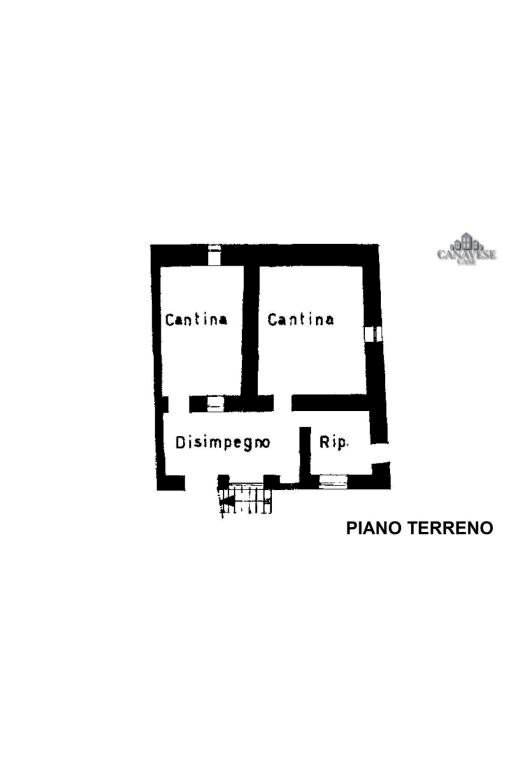 Casa indipendente piazza Riccardi, 3, Valchiusa - planimetria 1