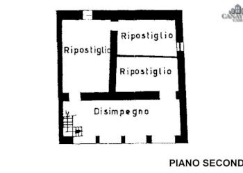 planimetria piano secondo - Independent house piazza Riccardi, 3, Valchiusa - photo 25