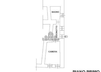 Planimetria piano primo - Casa indipendente via Dei Rosari, 1, Locana - foto 21