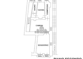 Planimetria piano secondo - Casa indipendente via Dei Rosari, 1, Locana - foto 22