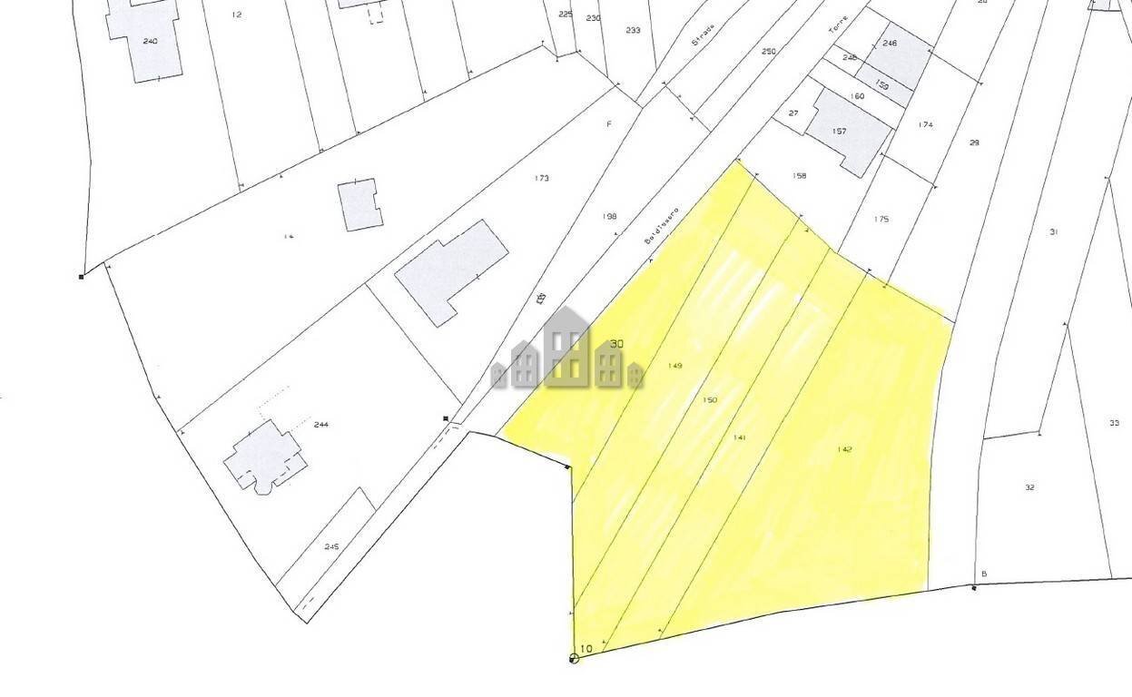 Terreno edificabile via Circonvallazione, Torre Canavese - planimetria 1