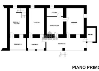 planimetria piano primo - Casa indipendente Località Lombarnero, 26, Canischio - foto 26