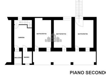 planimetria piano secondo - Casa indipendente Località Lombarnero, 26, Canischio - foto 27