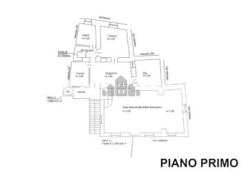 Planimetria piano primo - Bar Tavola Calda - Fredda via Garibaldi, 5, Valchiusa - foto 29