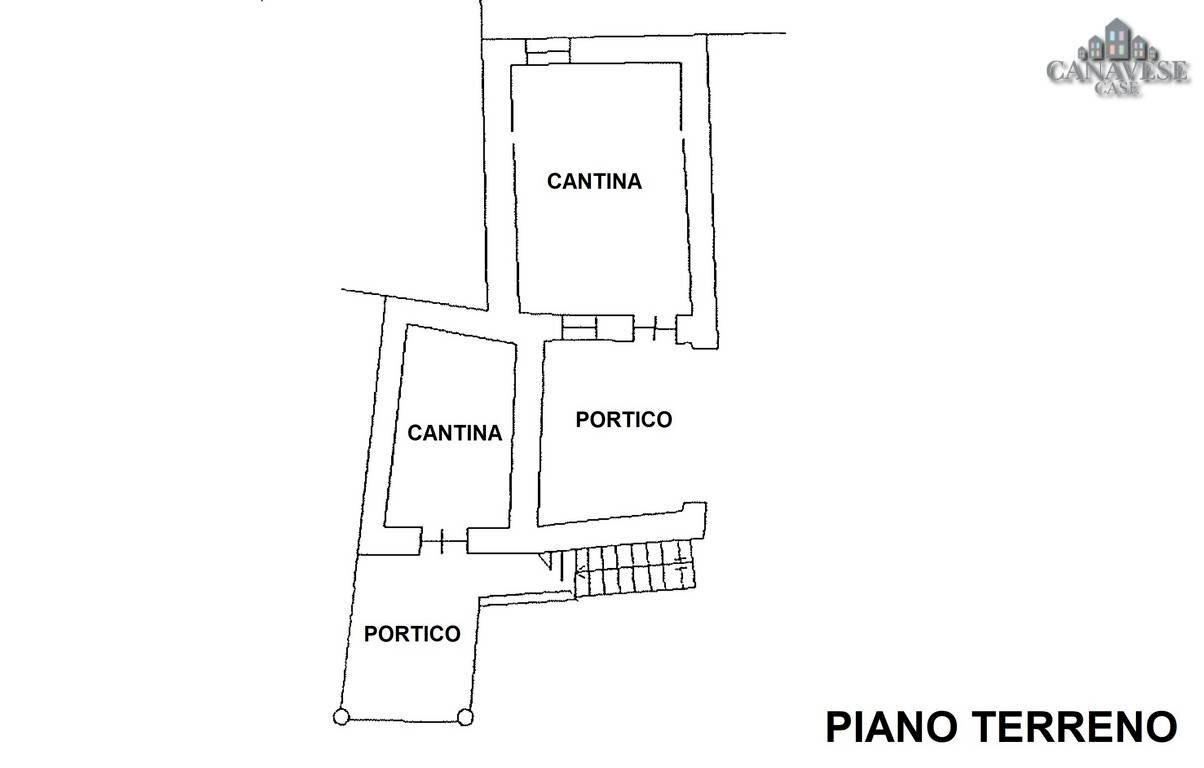 Casa indipendente via Luinengo Cossi, 9, Borgiallo - planimetria 1