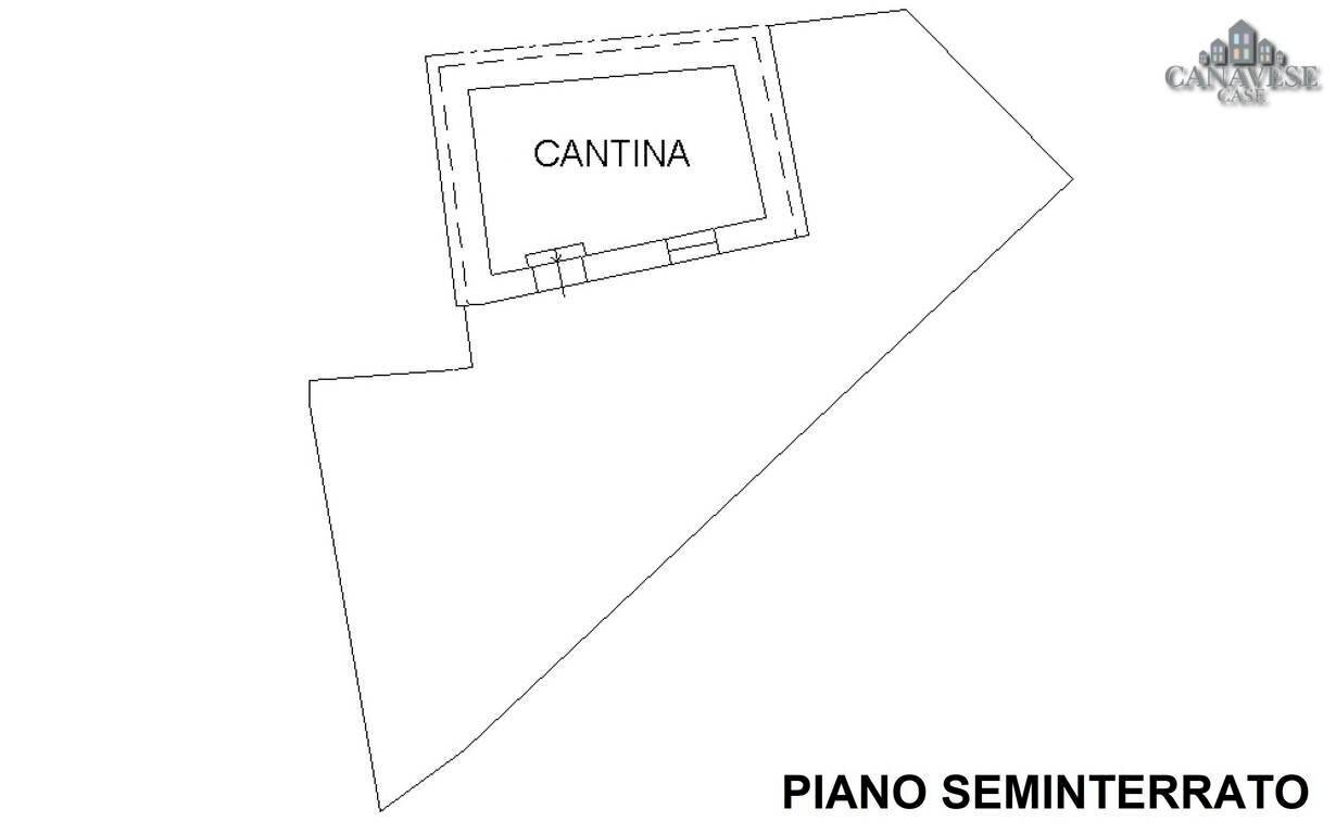 Casa indipendente Frazione Fogliasso, 12, Canischio - planimetria 1