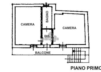 Planimetria piano primo - Casa indipendente regione Pra Dau ri, 1, Val di Chy - foto 36