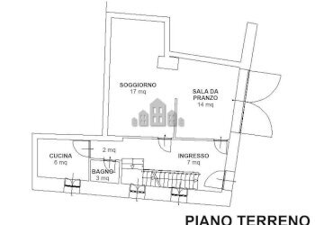 planimetria piano terreno - Casa indipendente via Massimo d'Azeglio, 147, Castellamonte - foto 28
