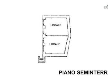 Planimetria piano seminterrato - Casa indipendente via delle rogge, 3, Locana - foto 41