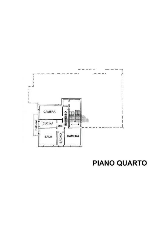 Quadrilocale via Michelangelo, 6, Cuorgnè - planimetria 1