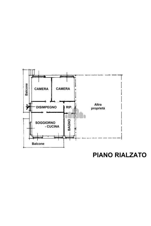 Three-room apartment strada Navetta, 14, Pont-Canavese - floor plans 1