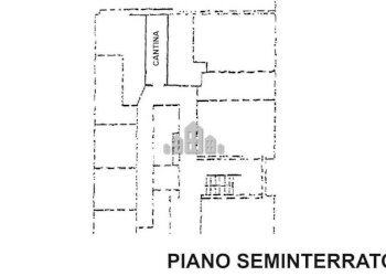 Planimetria piano seminterrato - Quadrilocale località Bertolina, 15, Cuorgnè - foto 26