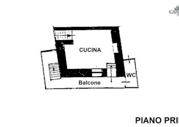 planimetria piano primo - Casa indipendente Località Calsazio, 35, Sparone - foto 23