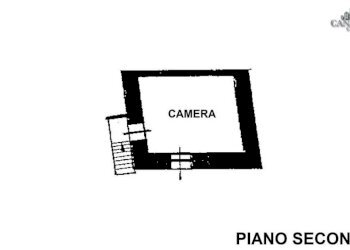 planimetria piano secondo - Casa indipendente Località Calsazio, 35, Sparone - foto 24