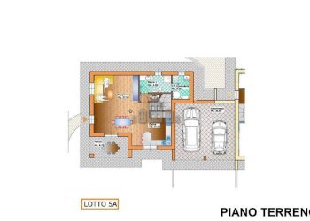 planimetria piano terreno - Villa via Pasquere, 19, Colleretto Giacosa - foto 10