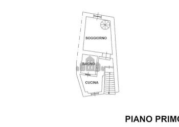 planimetria piano primo - Casa indipendente via costeggio, 27, Val di Chy - foto 27
