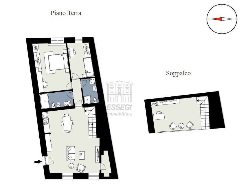 Planimetria 4P.jpg - Appartamento Piazza della Colonna Mozza, Lucca - foto 1