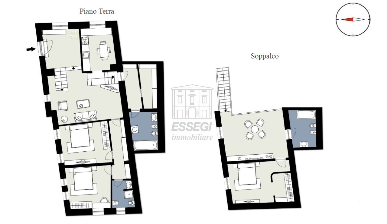 appartamento centro storico.png - Appartamento Piazza della Colonna Mozza, Lucca - foto 1