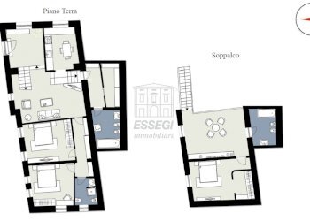 appartamento centro storico.png - Appartamento Piazza della Colonna Mozza, Lucca - foto 1