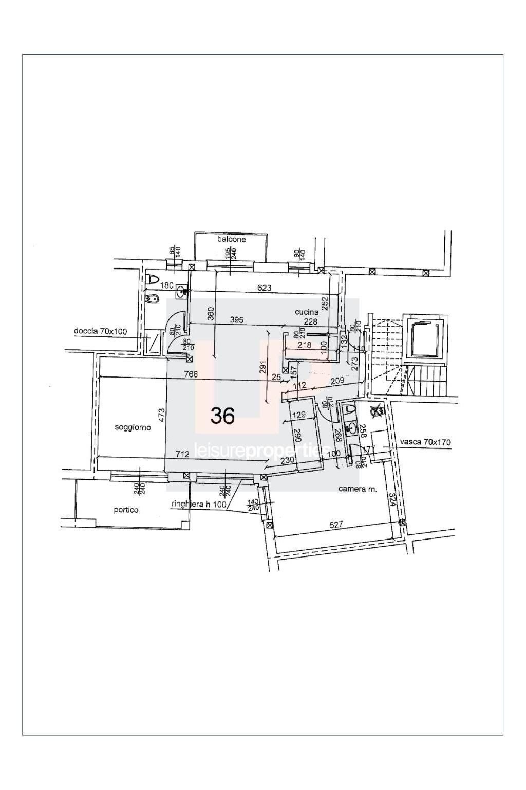 Quadrilocale via Zanzi, 44, Lavena Ponte Tresa - planimetria 1
