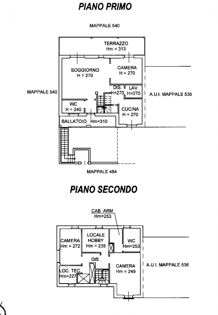 Apartment via sant'isidoro 1, Bogogno - floor plans 1