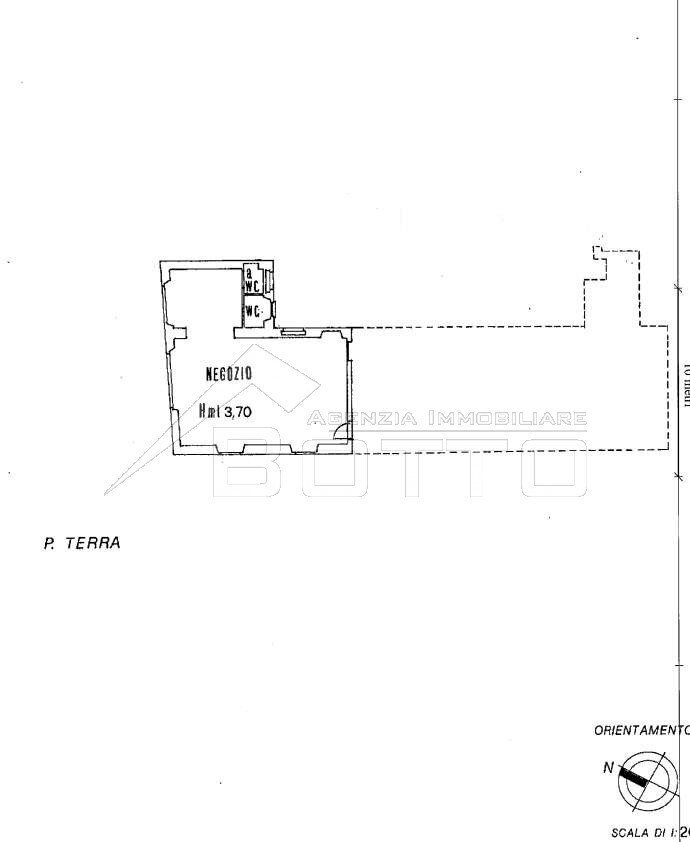 Shop corso Mazzini 37, Borgomanero - floor plans 1