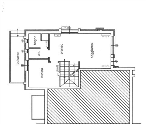 Terraced Villa Cervia - floor plans 1