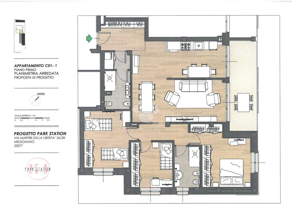 Four-room apartment via martiri della libertà, Melegnano - photo 1