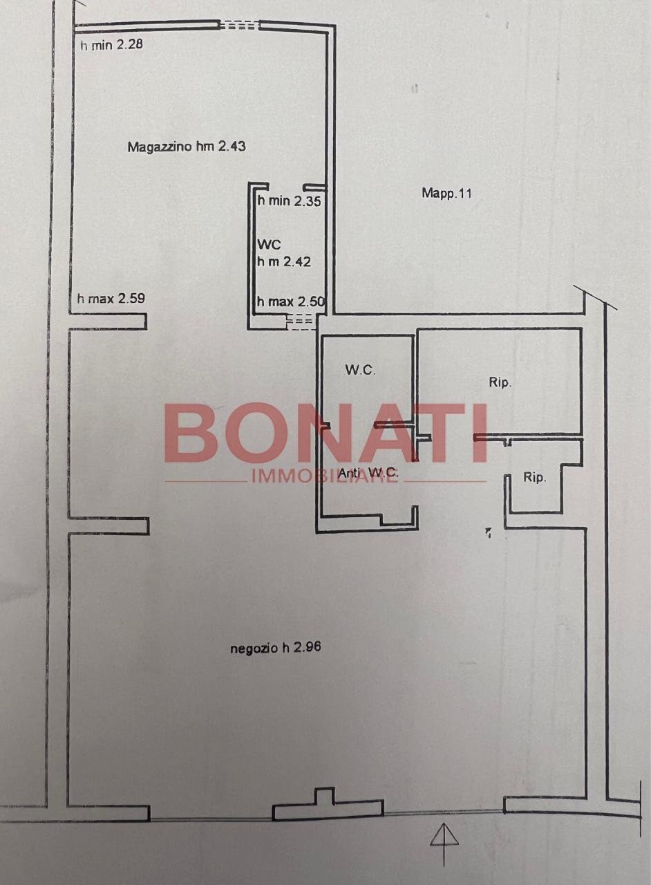 Negozio La Spezia - planimetria 1