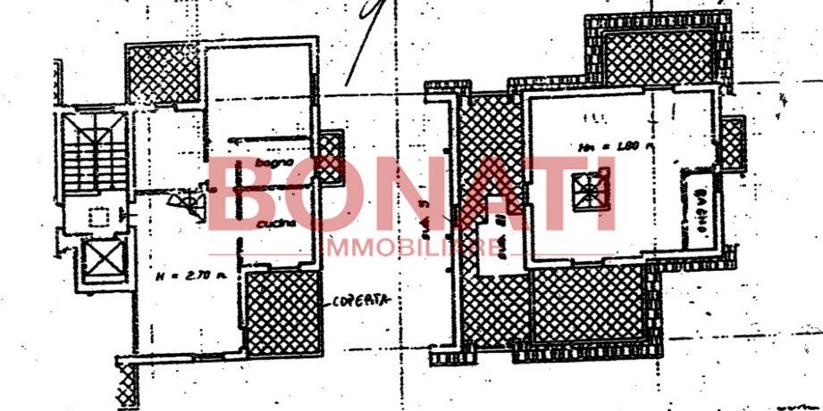 Attic Santo Stefano di Magra - floor plans 1
