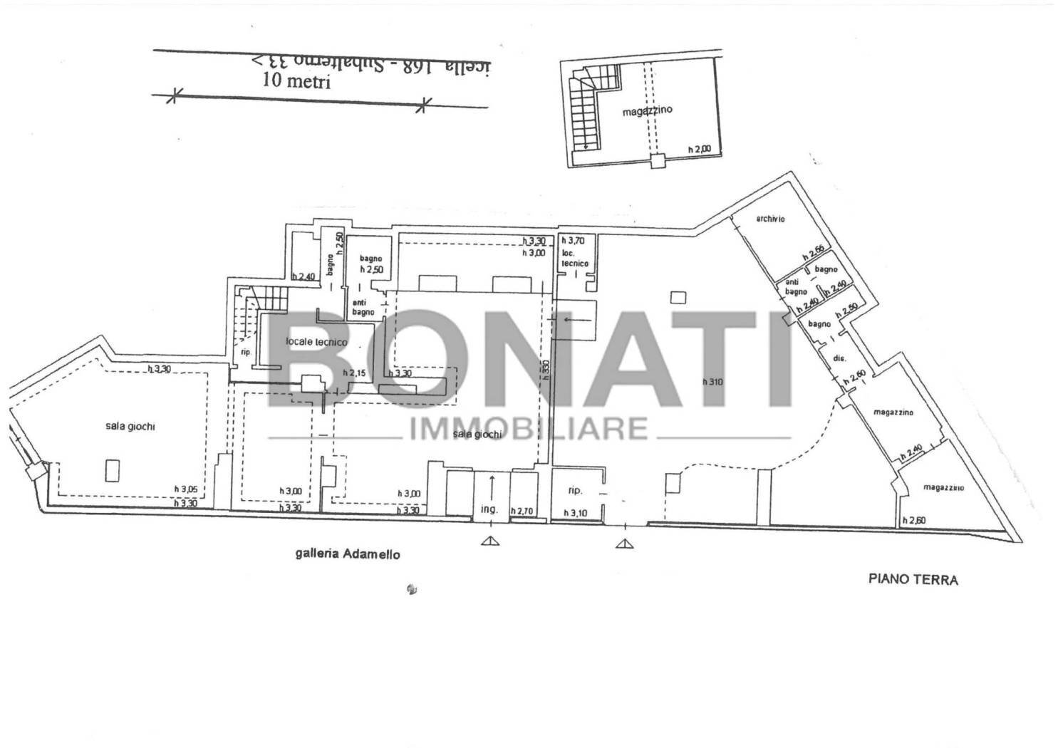 Shop galleria adamello, 4, La Spezia - floor plans 1