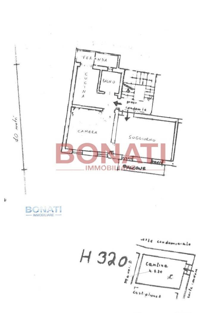Trilocale Riomaggiore - planimetria 1
