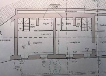 Planimetria - Appartamento via Chiesa Vecchia di Bana, Camogli - foto 7