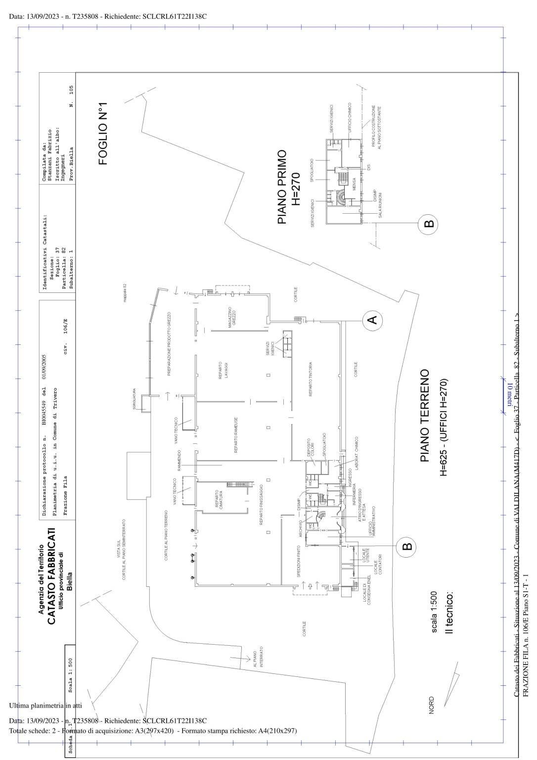 Capannone Frazione Fila, 34, Valdilana - planimetria 1
