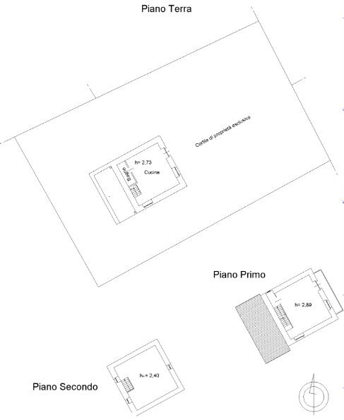 Baita via dei chialvo, 12, Envie - floor plans 1