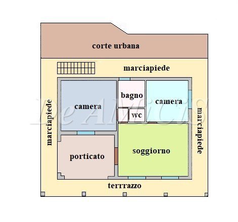 Villa Cipressa - planimetria 1