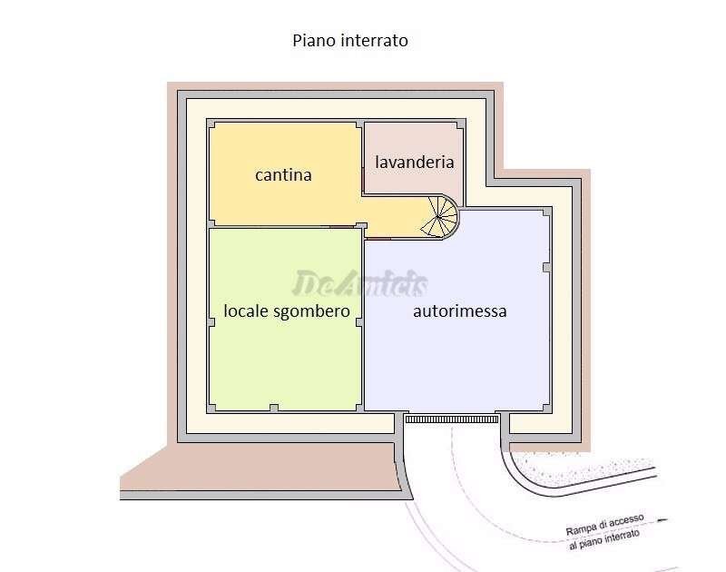 Villa via Silvio Pellico, Bordighera - planimetria 1