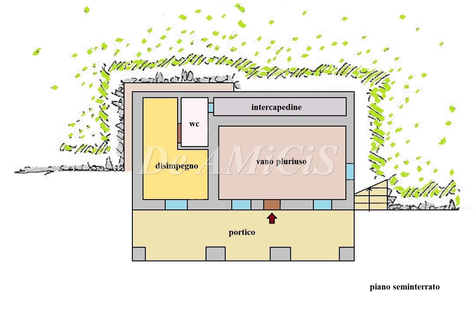 Villa via Provinciale, Dolceacqua - floor plans 1