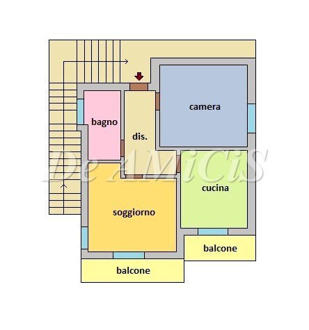 Villa Olivetta San Michele - planimetria 1