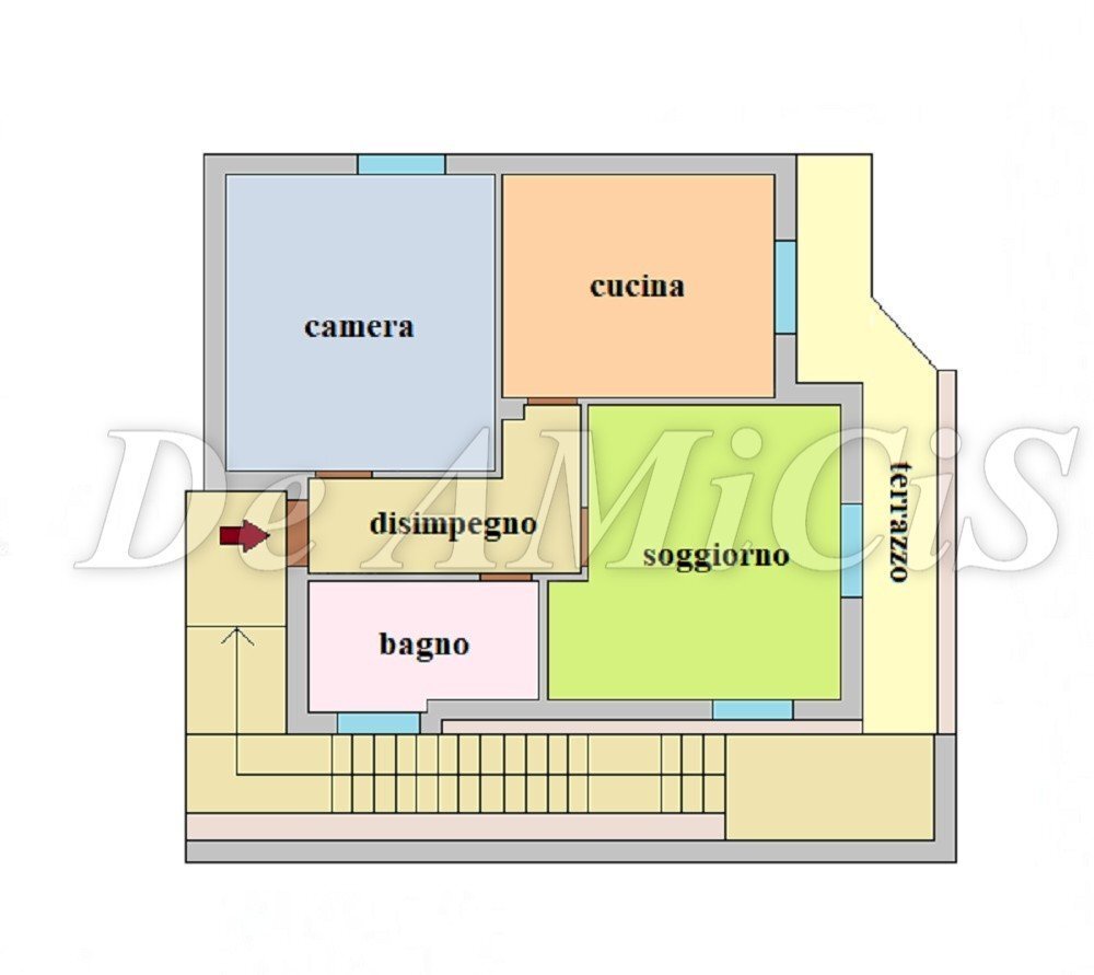 Villa via Ginestrea, 49, Olivetta San Michele - planimetria 1