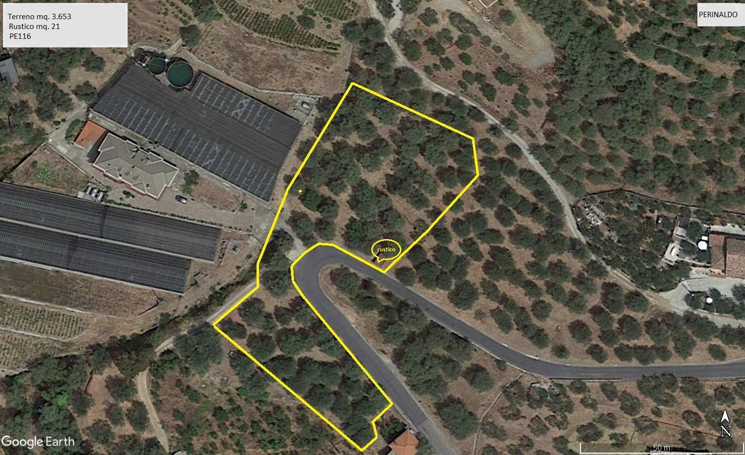 Agricultural land Località Villa, Perinaldo - floor plans 1