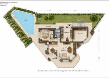 Planimetria - Building land via Martinazzi, Camporosso - photo 2
